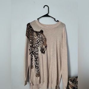 leopard sweater